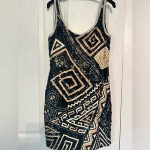 AJ Bari Sequin Dress